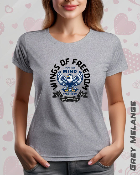 WINGS OF FREEDOM TEE - LIGHTER SHADES