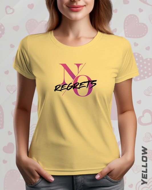 NO REGRETS TEE - LIGHTER SHADES