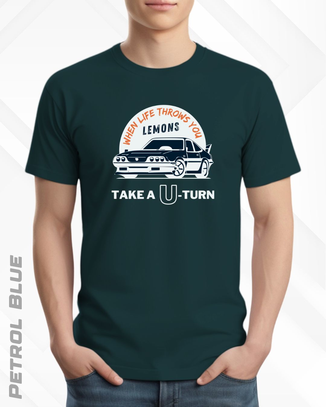 TAKE A U-TURN TEE - DARKER SHADES