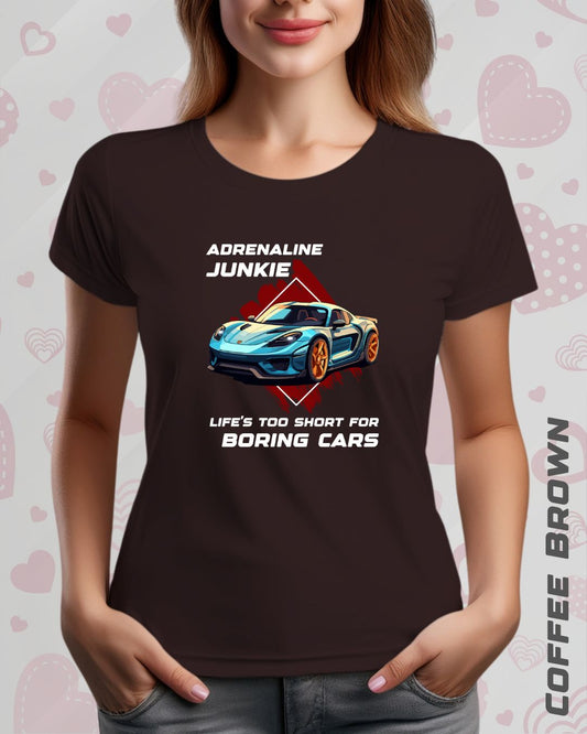 ADRENALINE JUNKIE TEE - DARKER SHADES