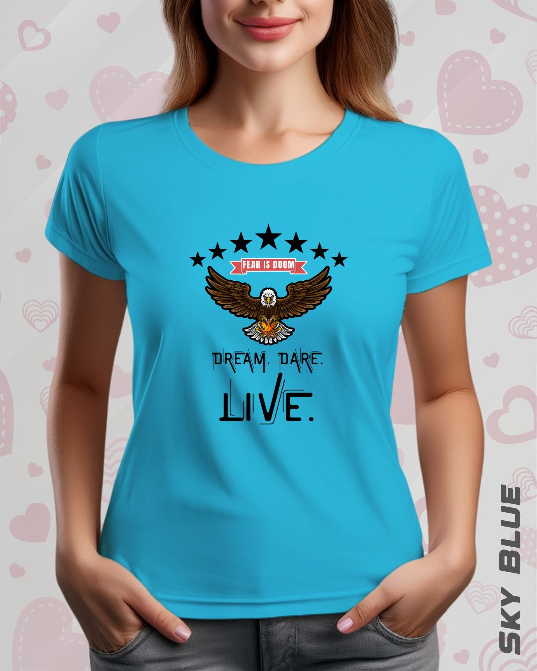 DREAM DARE LIVE TEE - LIGHTER SHADES